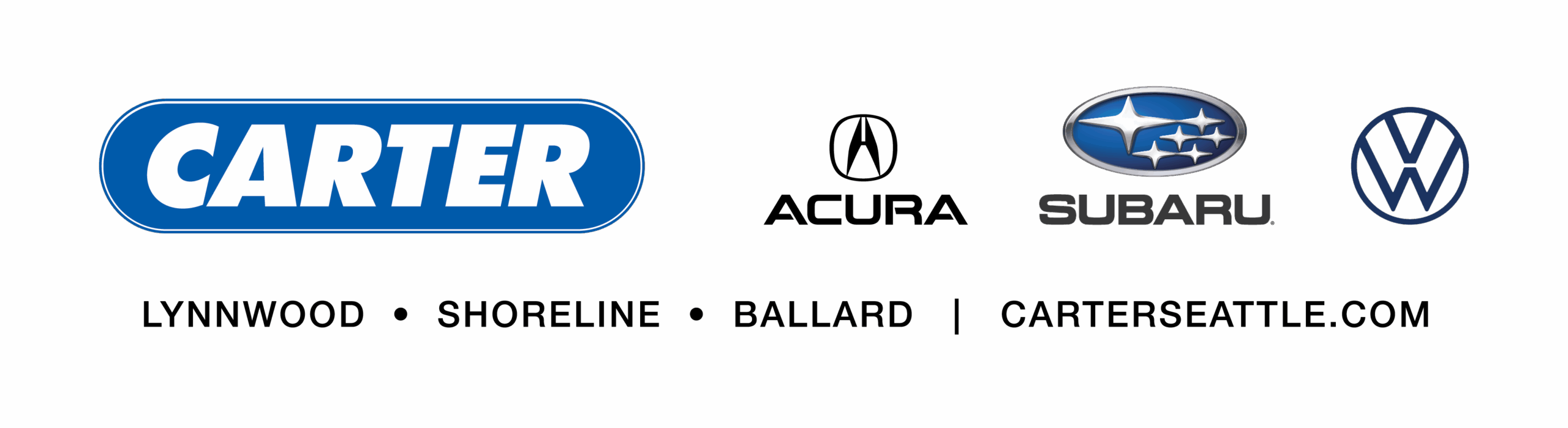 Carter Acura, Subaru, VW: Lynnwood, Shoreline, Ballard, carterseattle.com